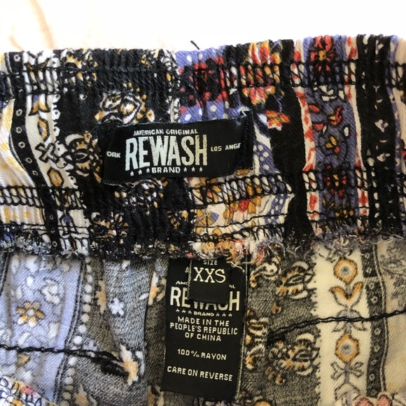 SOLD Rewash Joggers Floral/Geometric WITH POCKETS - Picture 4 of 5